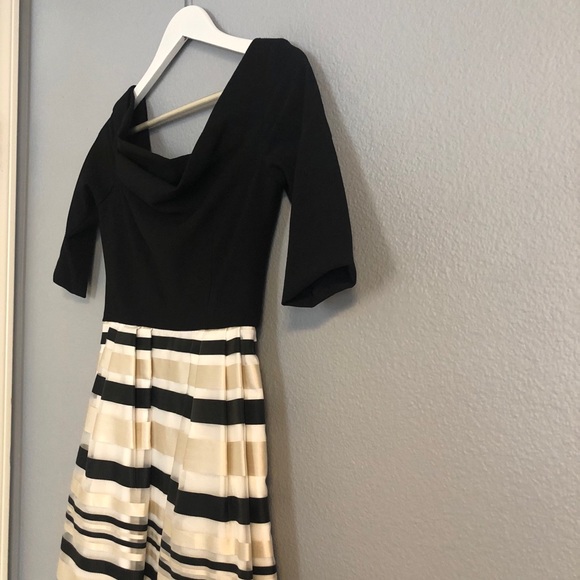 Black Halo Eve Hayley Midi Dress Size 2 - Picture 6 of 16